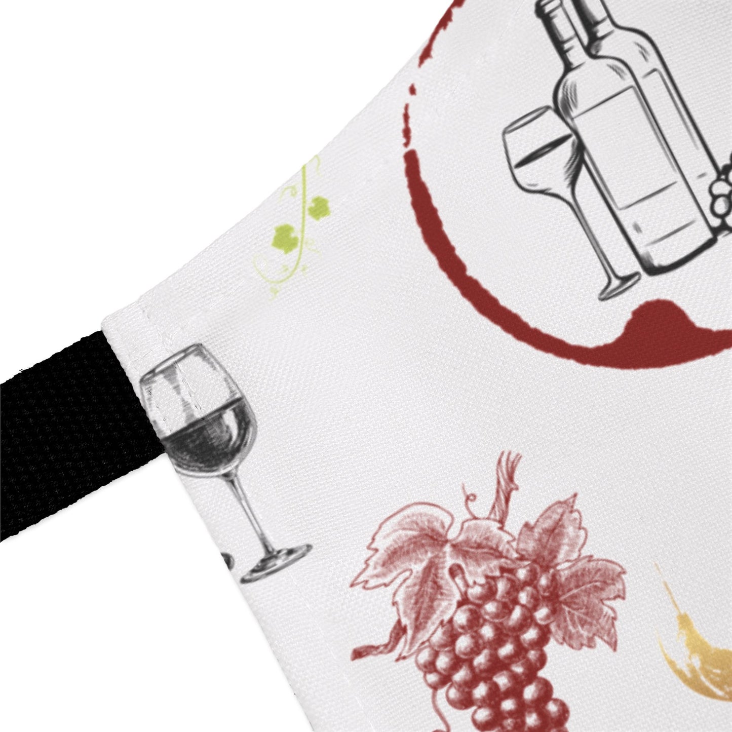 Wine Time Kitchen Apron