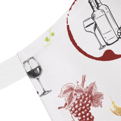 Wine Time Kitchen Apron