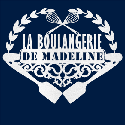 Personalized La Boulangerie (The Bakery) Sign Steel Wall Decor