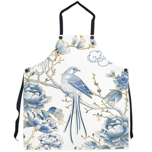 Bird Chinoiserie Kitchen Apron