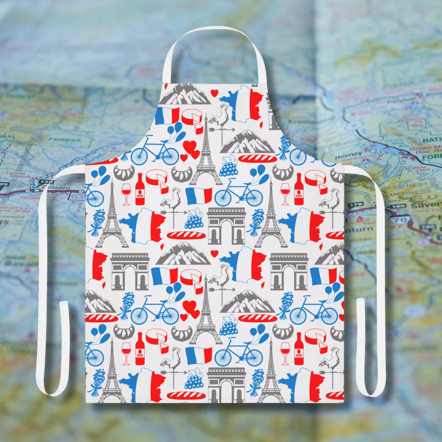 Paris France Apron